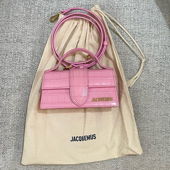 Jacquemus Pink Le Raphia ‘Le Bambino’ Bag - Picture 6 of 11